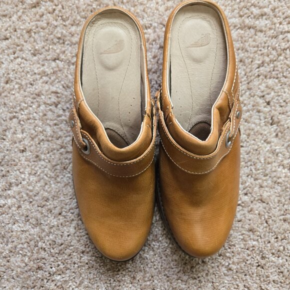 Red Wing Shoes Women's 7D Celina Mule Clog Brown Leather Casual Block Heels 4908 - Picture 4 of 6